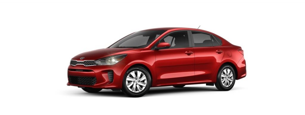 2020 Kia Rio in Currant Red