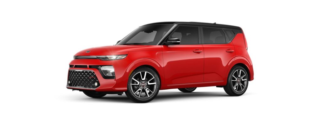 2020 Kia Soul in Inferno Red/Cherry Black