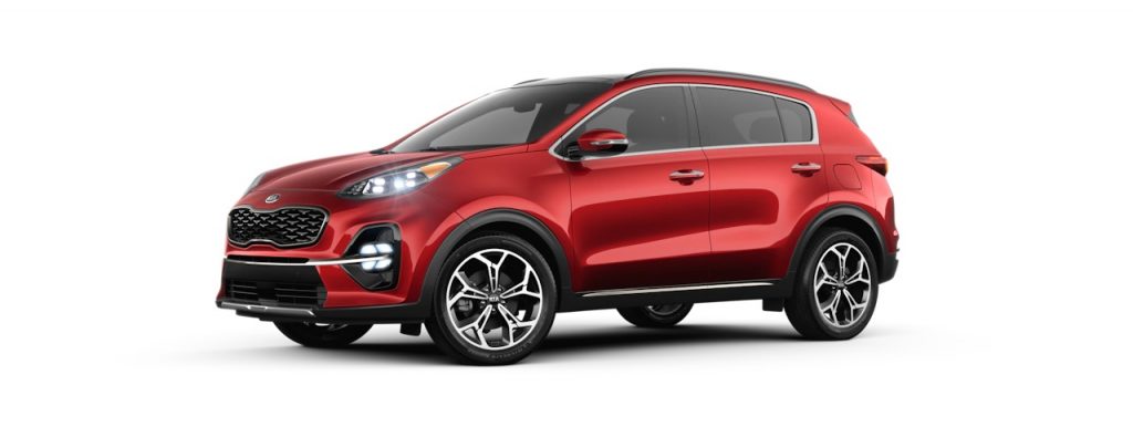 2020 Kia Sportage in Hyper Red