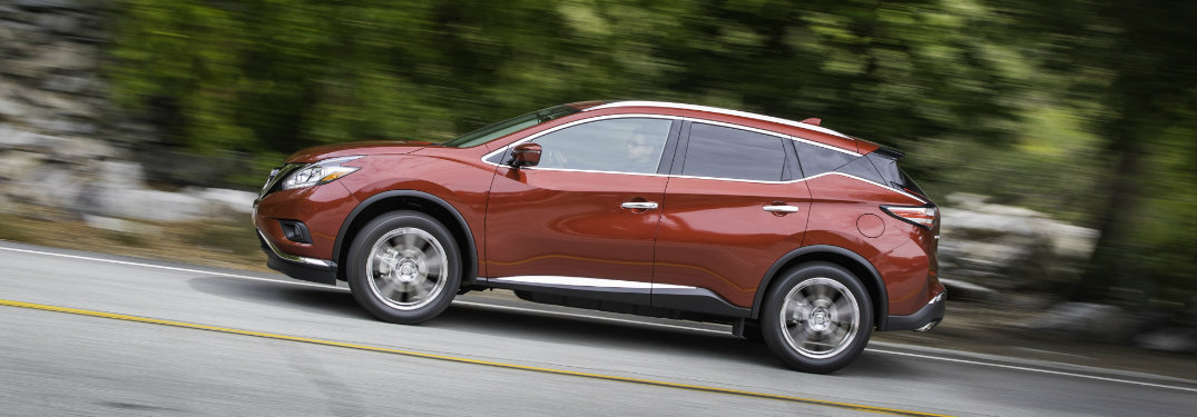 2018 Nissan Murano driving, photo at an angle