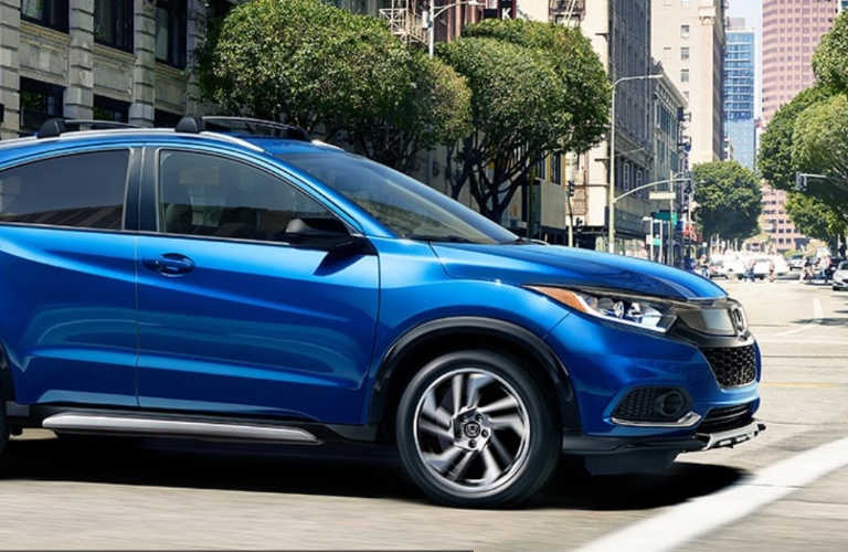 2020 Honda HR-V going down the street