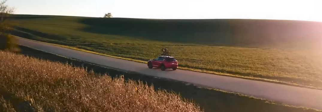 2018 Mazda CX-5 drives along country road