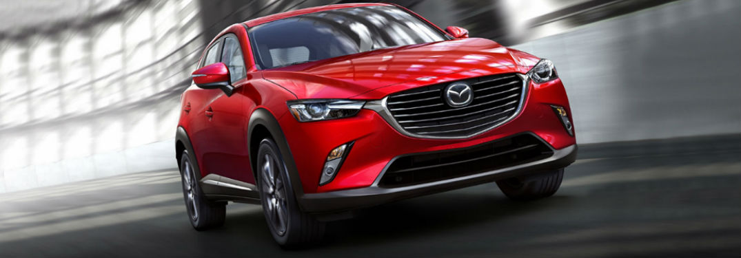 2018 Mazda CX-3 in red