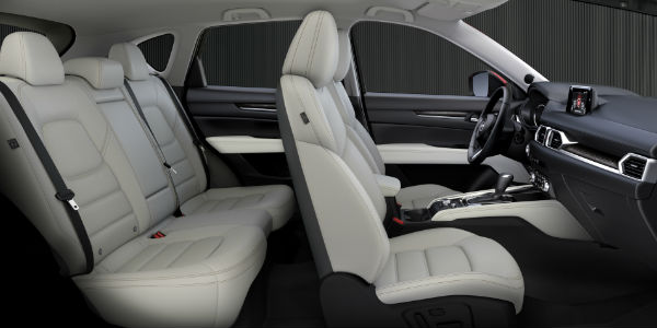 Cutaway View of 2018 Mazda CX-5 Front and Rear Seats