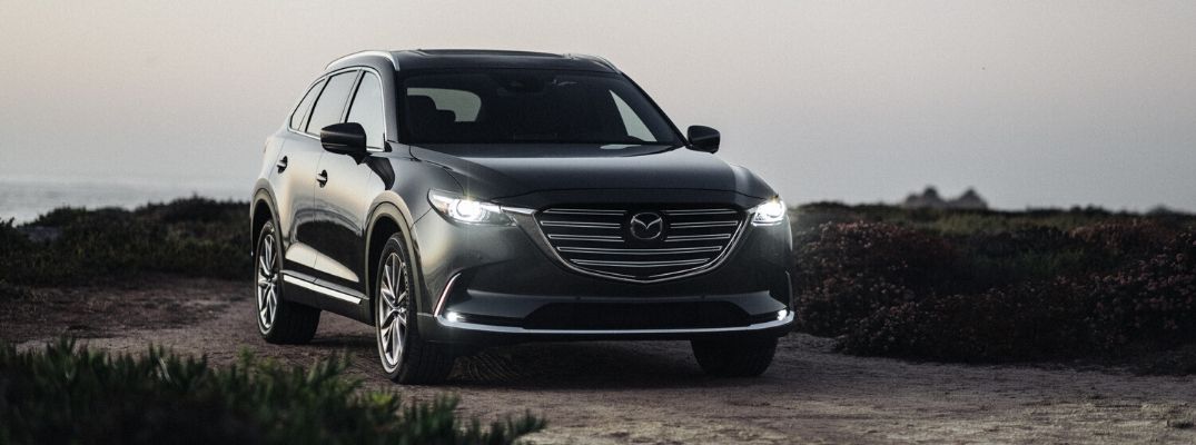 Gray 2020 Mazda CX-9 on a Sand Trail