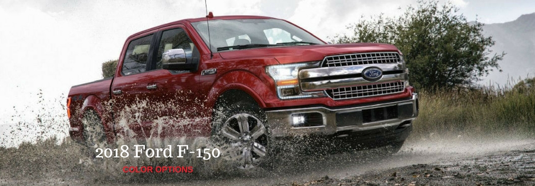 What are the Exterior Color Options of the 2018 Ford F-150?