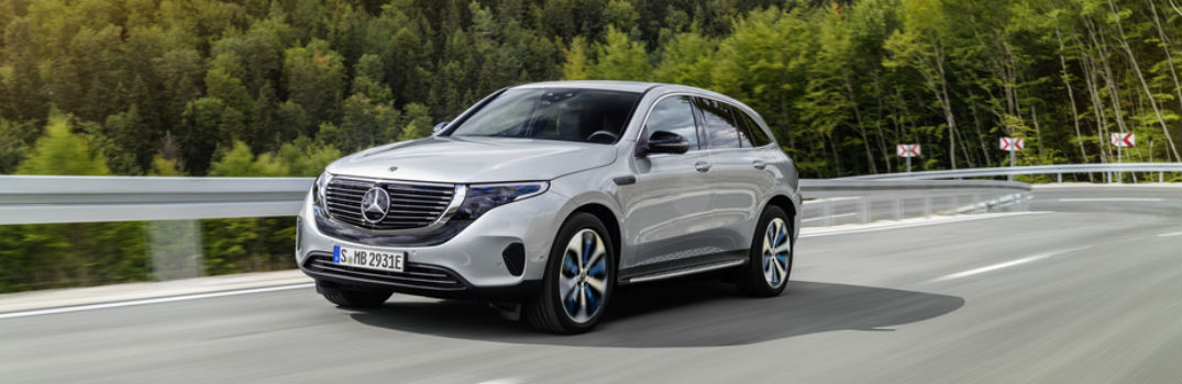2019 Mercedes-Benz EQC on the road