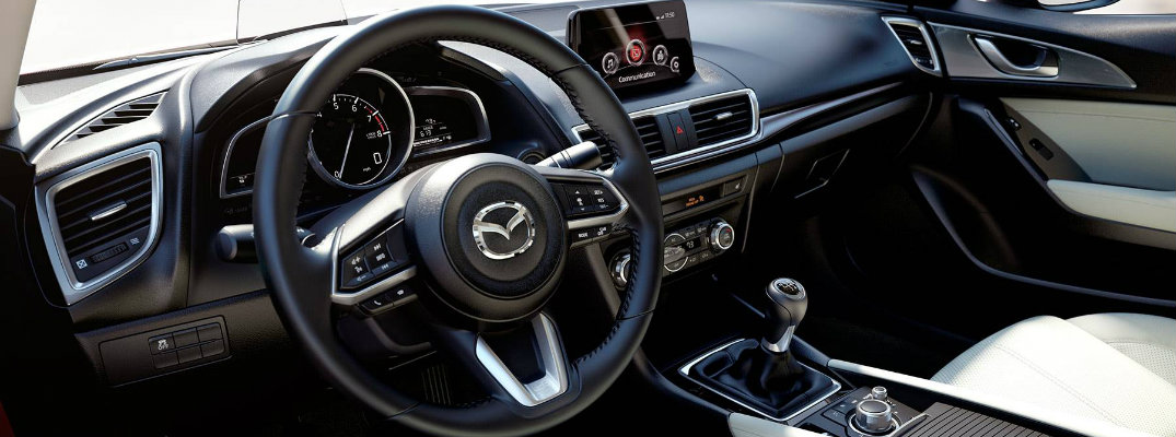 2018 Mazda3 driver's cockpit