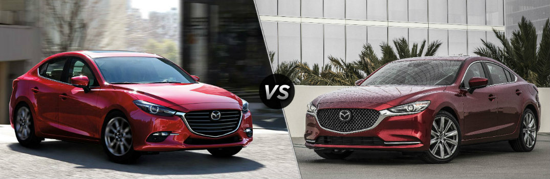2018 Mazda3 vs 2018 Mazda6
