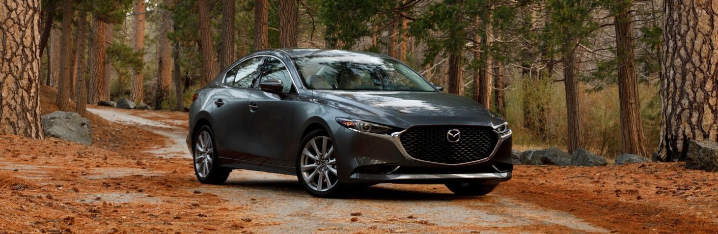 2020 Mazda3 sedan in forest