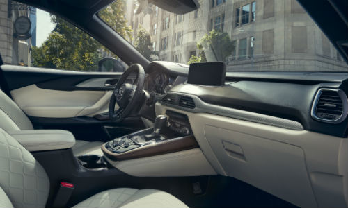 Interior view of 2021 Mazda CX-9