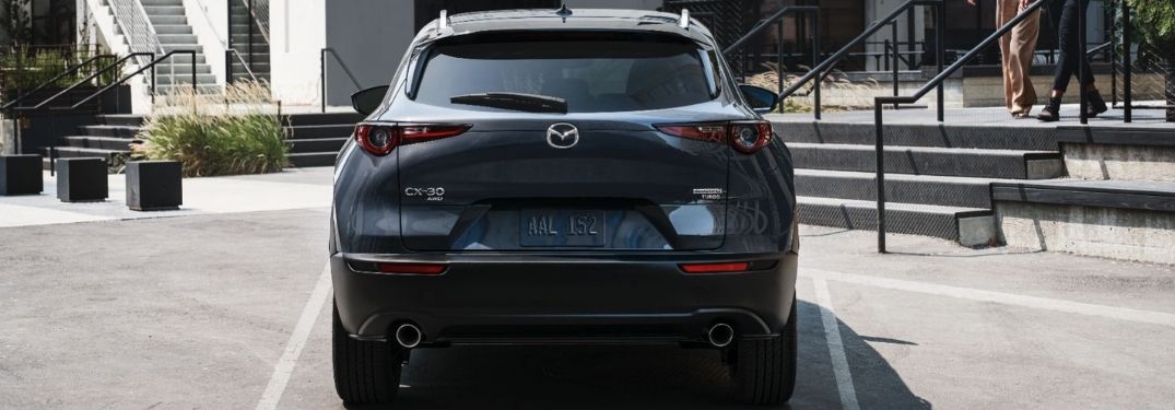 2021 Mazda CX-30 parked rear view