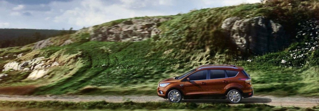 2018 Ford Escape orange side view