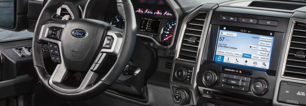 2018 Ford F-150 Raptor with infotainment screen