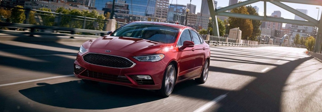 2019 Ford Fusion Sport red front view