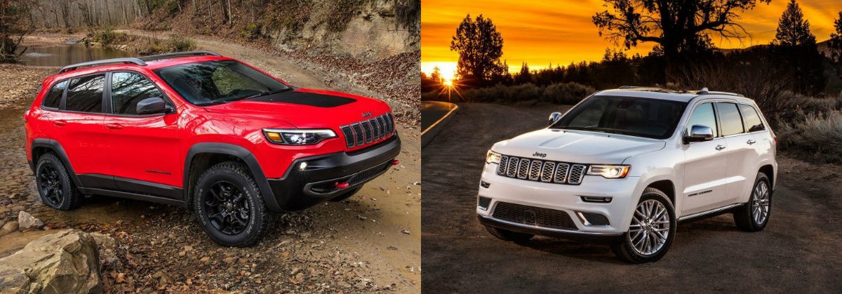 2019 Jeep Cherokee and 2018 Jeep Grand Cherokee