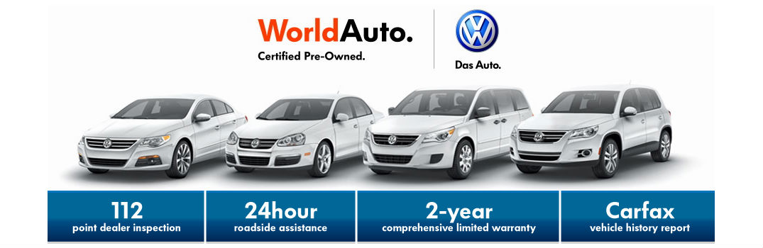 WorldAuto Certified banner with list of benefits