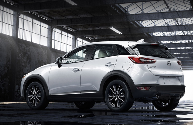 2018 Mazda CX-3 exterior white back view