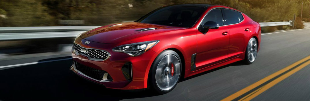 2018 Kia Stinger blurring at high speed